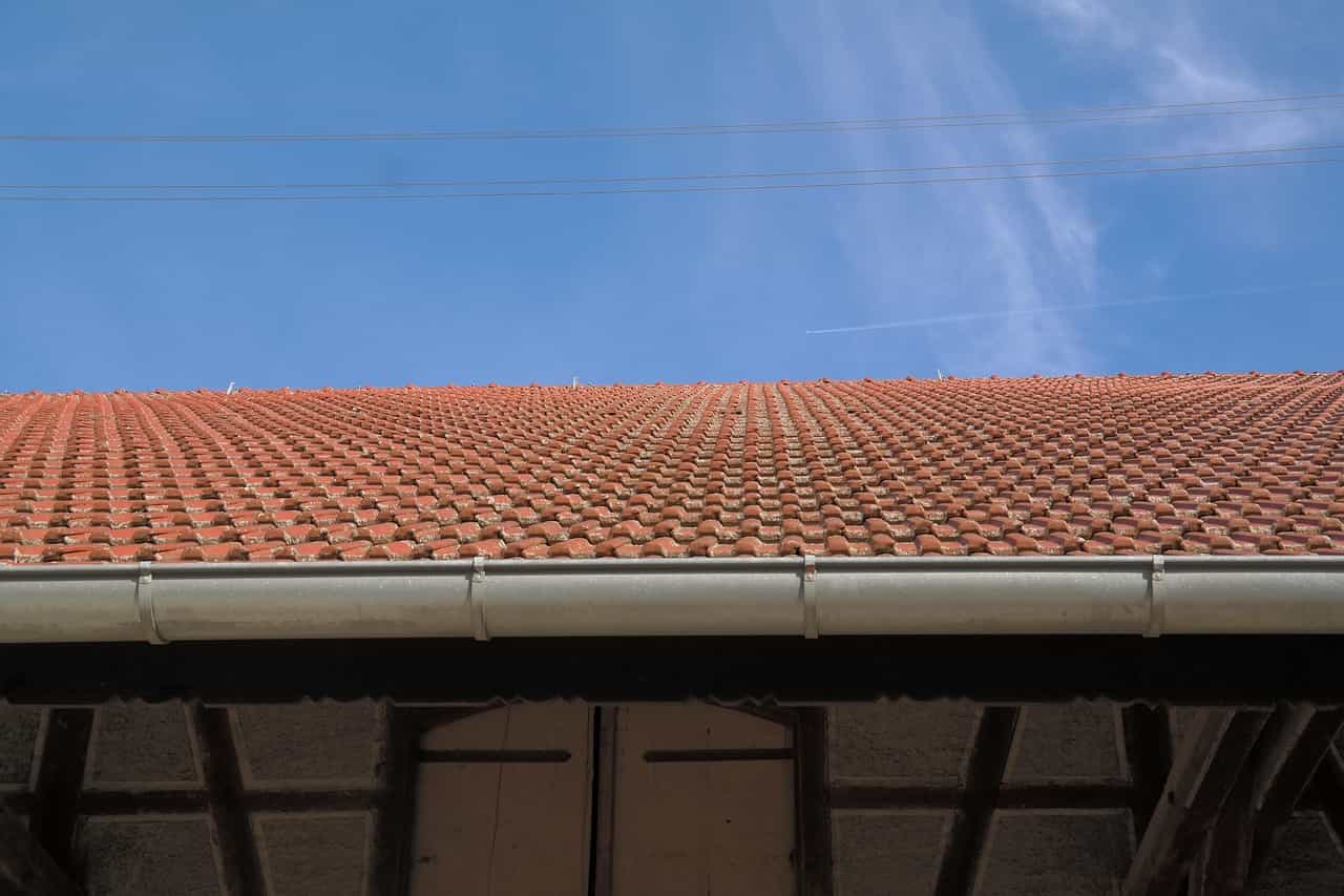 Gouttière d'une maison
