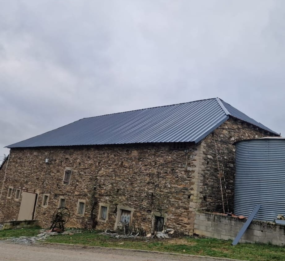 Couverture grange après travaux